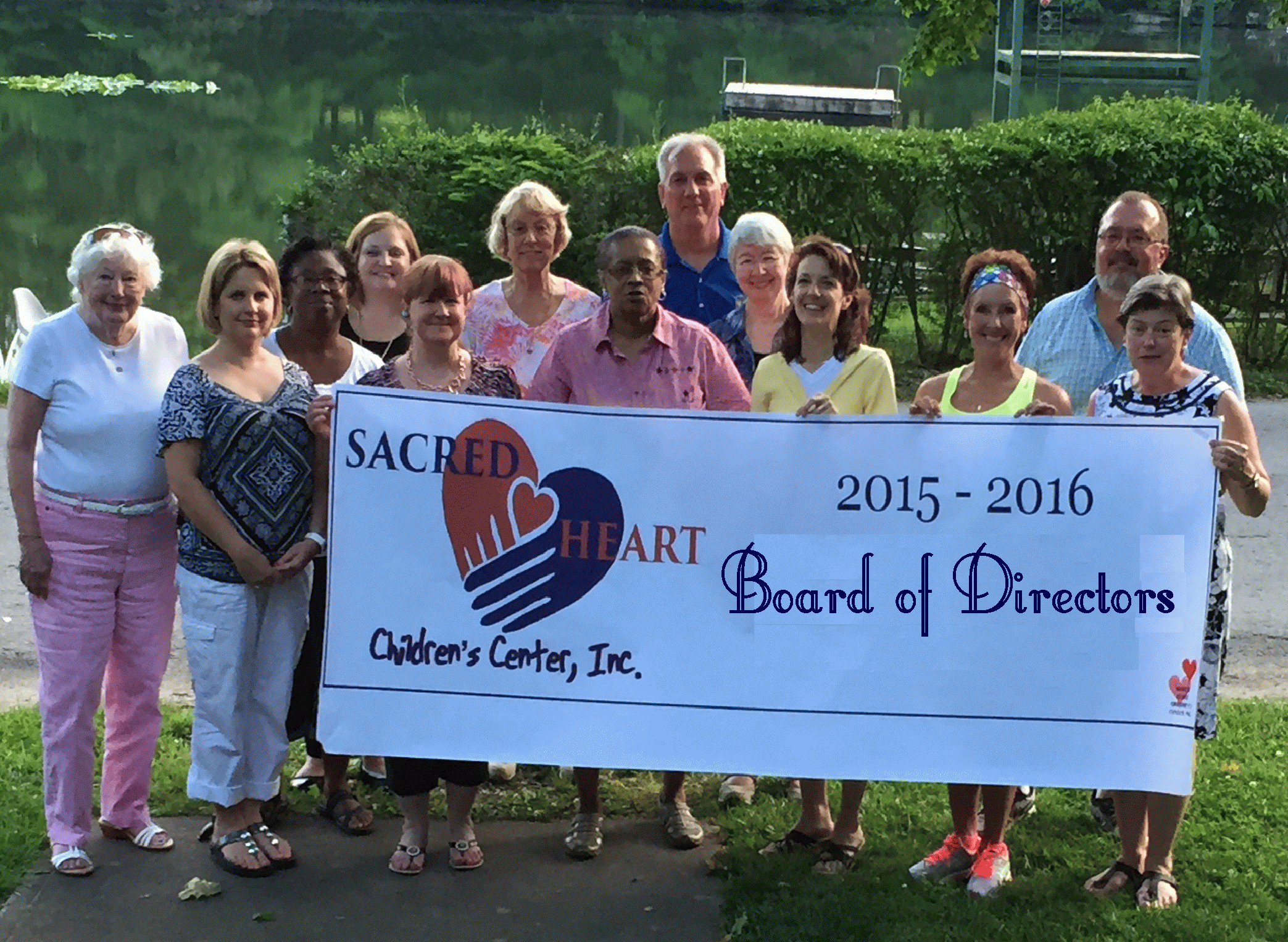Sacred Heart Board at Oral Lake